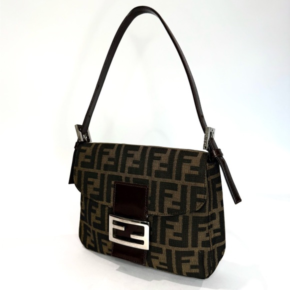 ✨SOLD✨ Vintage Fendi Zucca Baguette - Picture 4 of 10